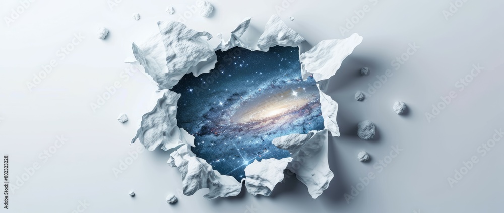 A white background with a blue sky and stars A white background with a blue sky and stars