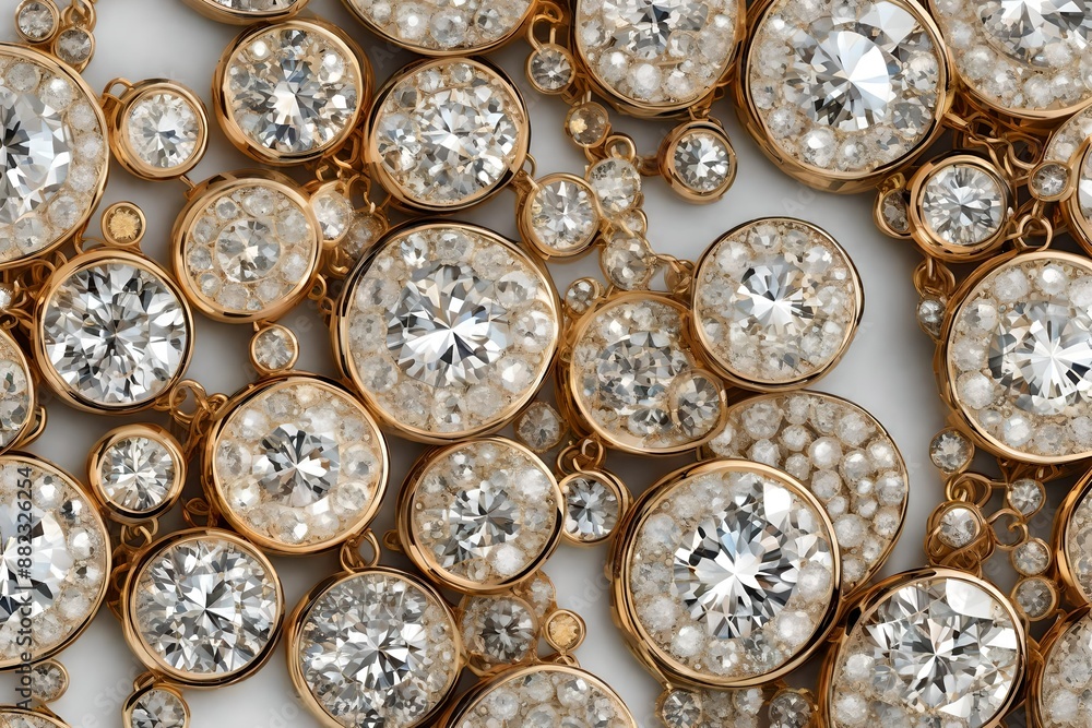Round diamonds necklace Round diamonds necklace