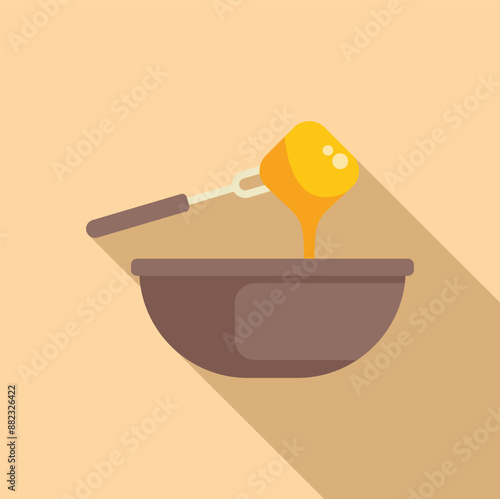 Fork is dipping food into a bowl of melted cheese fondue