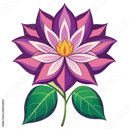 Flower vector illustration decorative natural design elements