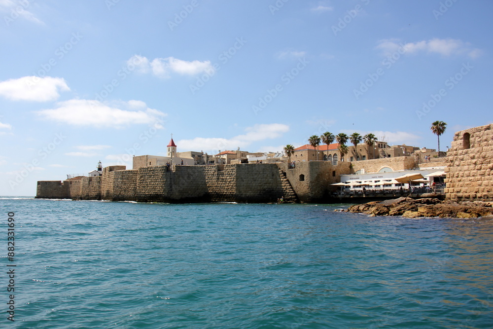 Akko Israel 05/26/1924. An ancient port city on the shores of the Mediterranean Sea in northern Israel. Akko Israel 05/26/1924. An ancient port city on the shores of the Mediterranean Sea in northern Israel.