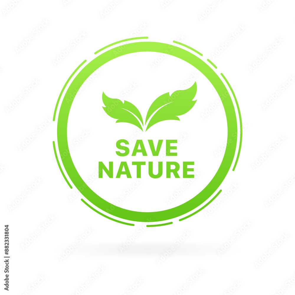 Save nature icon. Message icon. Flat style. Vector icon. Save nature icon. Message icon. Flat style. Vector icon.