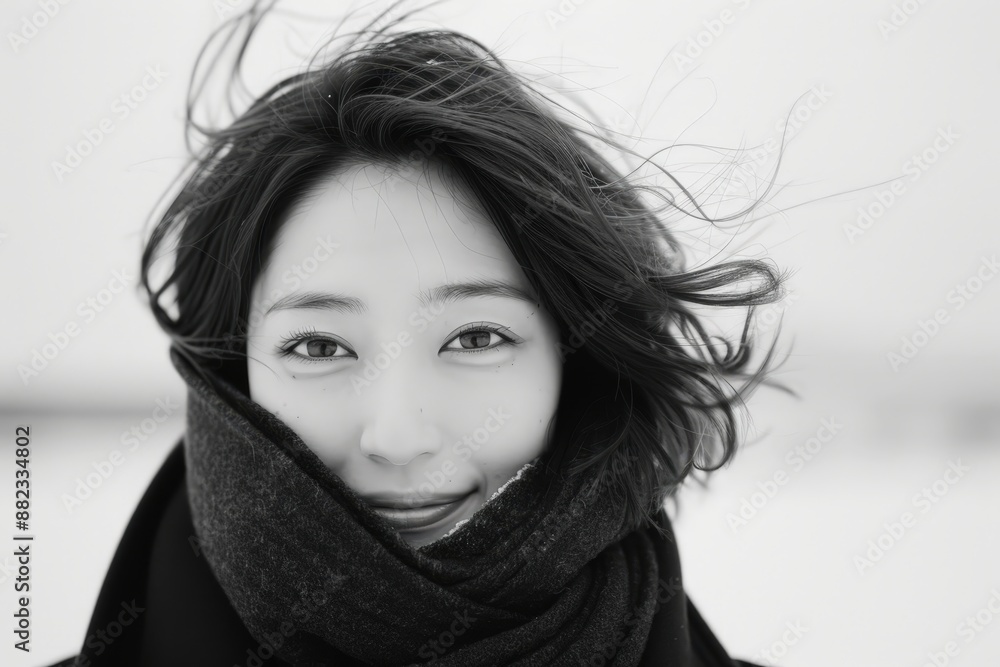 Portrait of a Young Woman with Natural Beauty Genuine Smile Perfect for Conveying Authenticity and Warmth Wallpaper Digital Art Poster Brainstorming Map Magazine Background Cover Portrait of a Young Woman with Natural Beauty Genuine Smile Perfect for Conveying Authenticity and Warmth Wallpaper Digital Art Poster Brainstorming Map Magazine Background Cover
