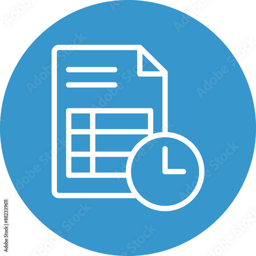 Deadline Vector Line White Circles Multicolors