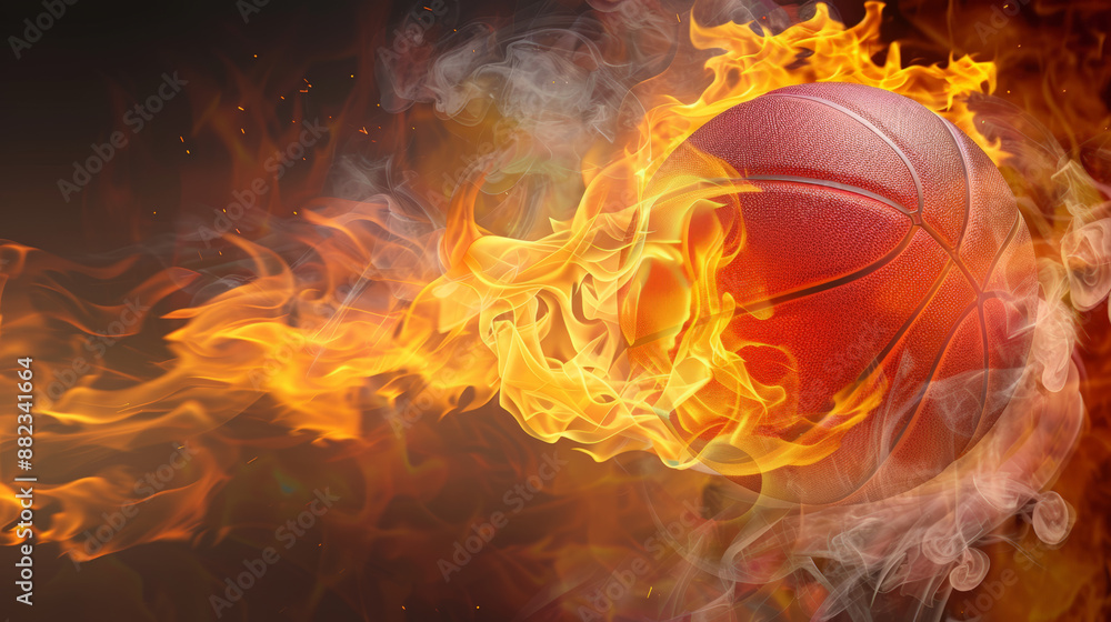 basketball ball on fire isolated basketball ball on fire isolated