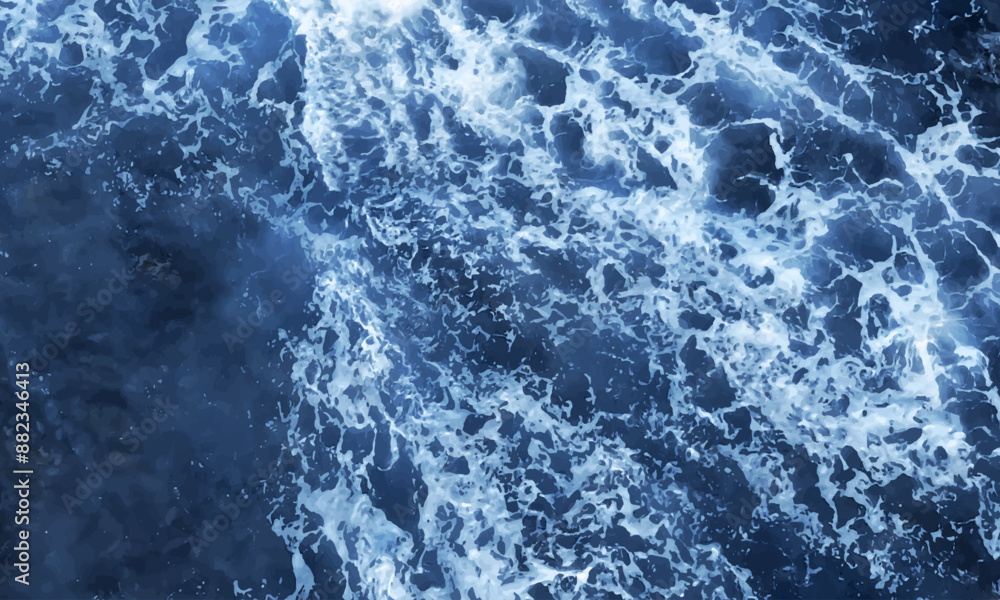 Beautiful blue wave water for abstract background from natural sea ocean in summer. Beautiful blue wave water for abstract background from natural sea ocean in summer.