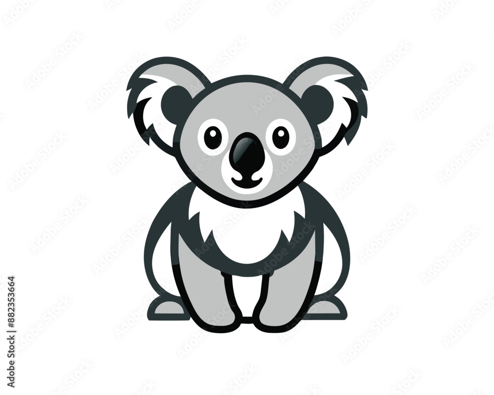 koala logo icon design template vector with modern illustration concept style koala logo icon design template vector with modern illustration concept style