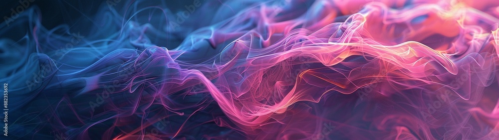 Colorful 3d background with smoke Colorful 3d background with smoke