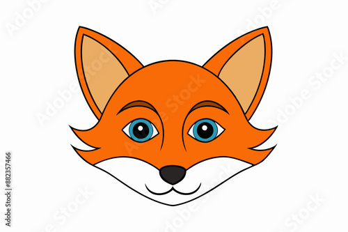 Fox Head vector illustration