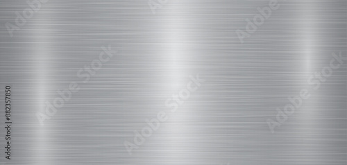 Panoramic background Brushed metal texture. Steel background. Vector illustration silver steel metal texture vector illustration	