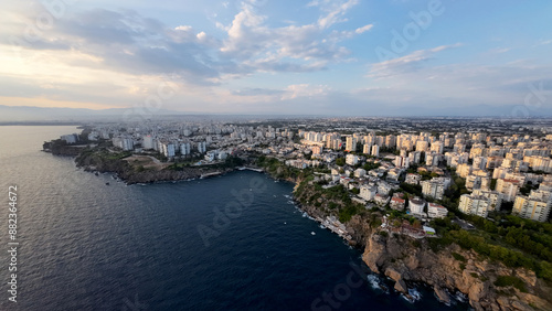 Antalya sunset drone images