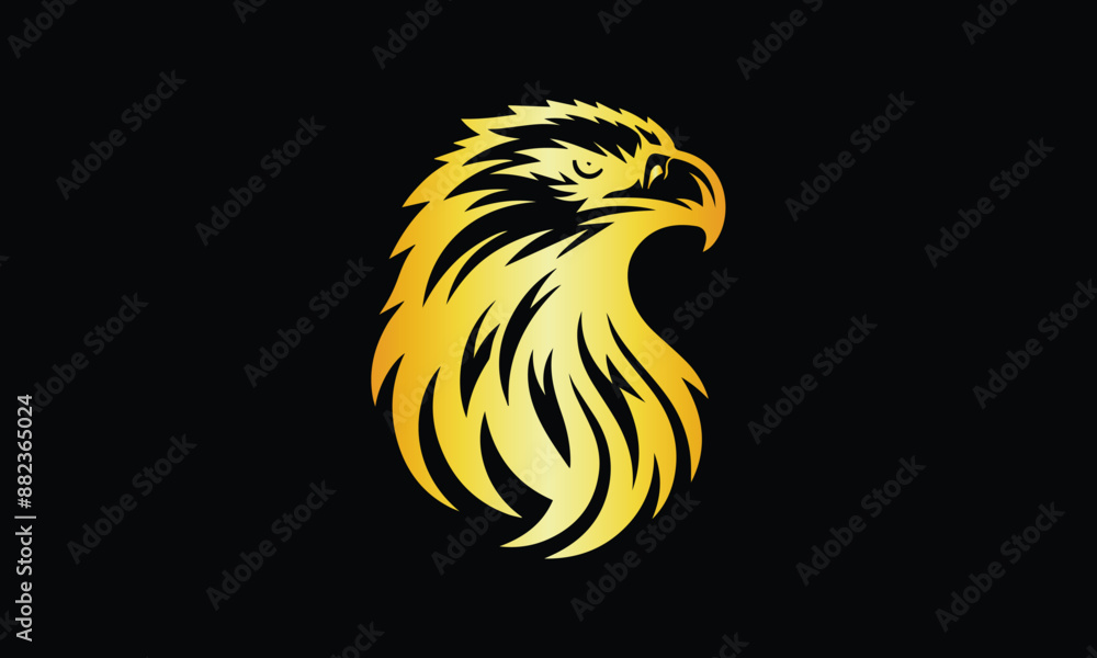 Eagle Vector Illustration Set, Black Silhouettes, Golden Eagle, Golden Eagle Bird Logo Design Premium Vector Eagle Vector Illustration Set, Black Silhouettes, Golden Eagle, Golden Eagle Bird Logo Design Premium Vector