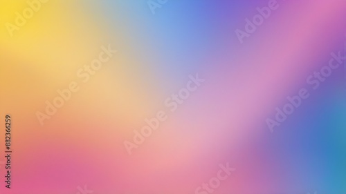 Color gradient background, pink yellow blue purple grain gradation texture