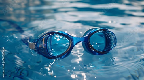 Minimalist swimming goggles in a solid color, with no other distractions in the frame