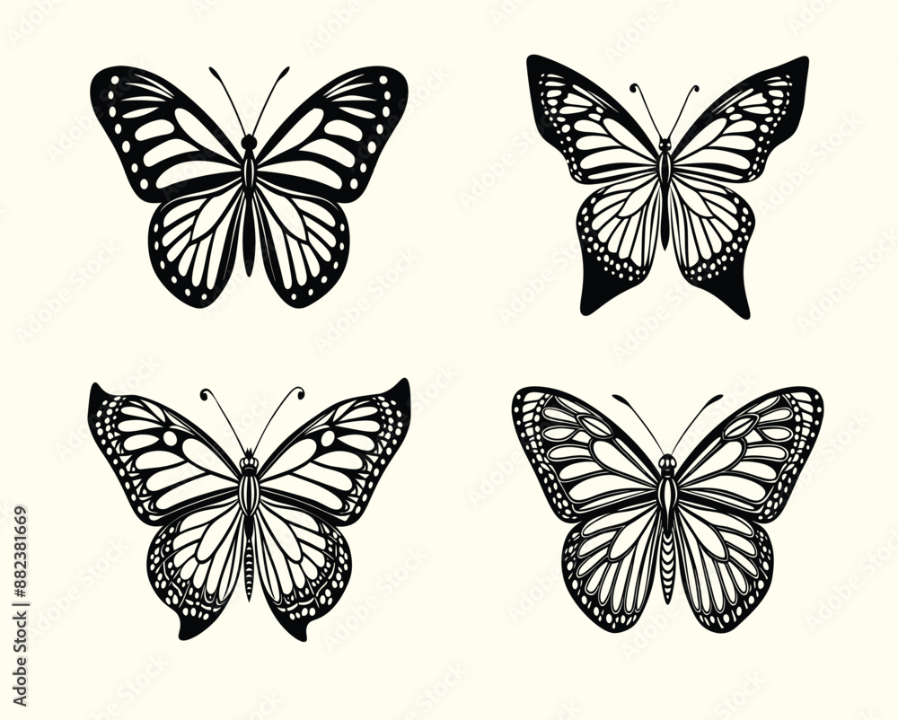 custom made wallpaper toronto digitalMonarch butterfly vector clipart for printable digital graphics and designs.