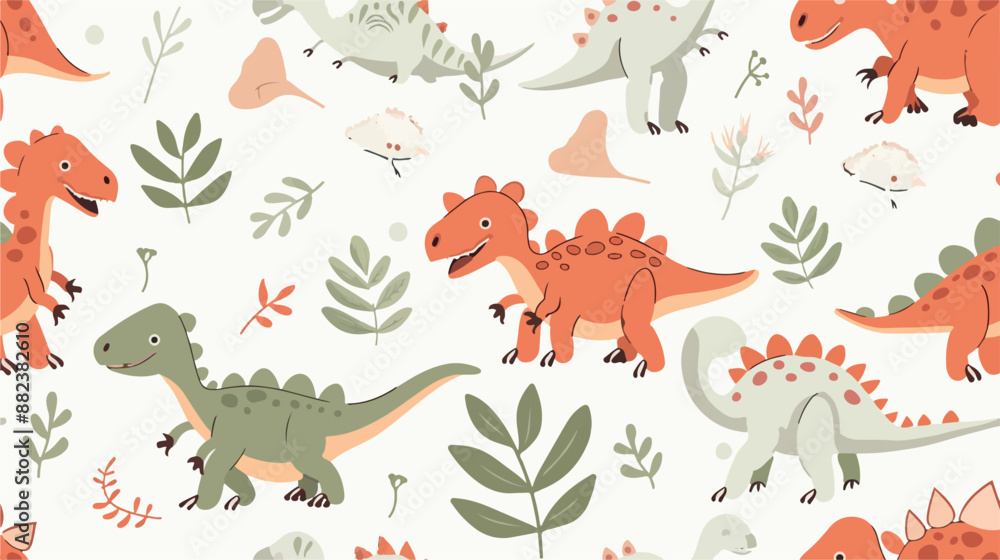 Seamless patterns featuring dinosaurs in various styles, from Cambrian to Jurassic periods. Designs include striped, camouflaged, and playful motifs. Ideal for textiles, wallpapers, and creative proje Seamless patterns featuring dinosaurs in various styles, from Cambrian to Jurassic periods. Designs include striped, camouflaged, and playful motifs. Ideal for textiles, wallpapers, and creative proje