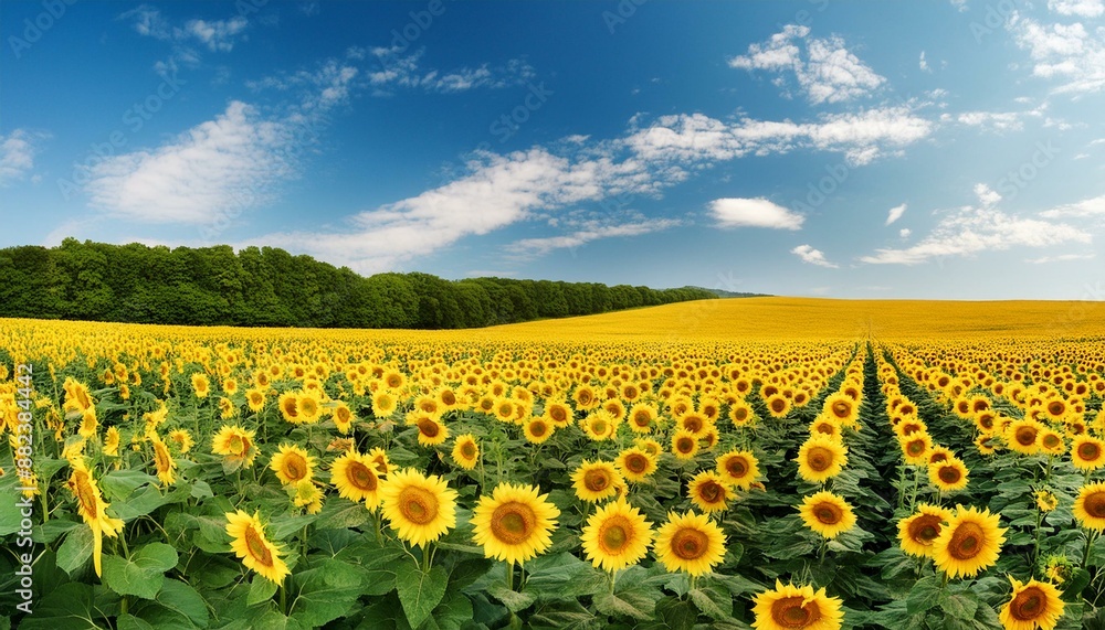 Fototapeta premium Pradera de Girasoles