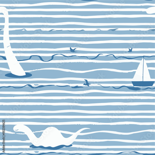 Seamless patterns featuring dinosaurs in various styles, from Cambrian to Jurassic periods. Designs include striped, camouflaged, and playful motifs. Ideal for textiles, wallpapers, and creative proje