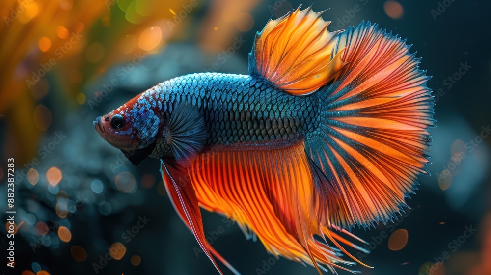 Vibrant Siamese Fighting Fish Vibrant Siamese Fighting Fish