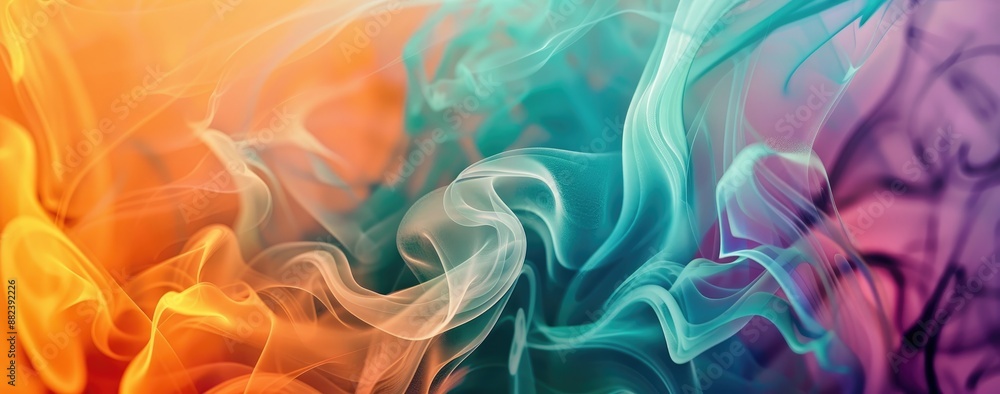 Multicolored smoked Glass Background Multicolored smoked Glass Background