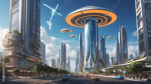 city state university, ai generated