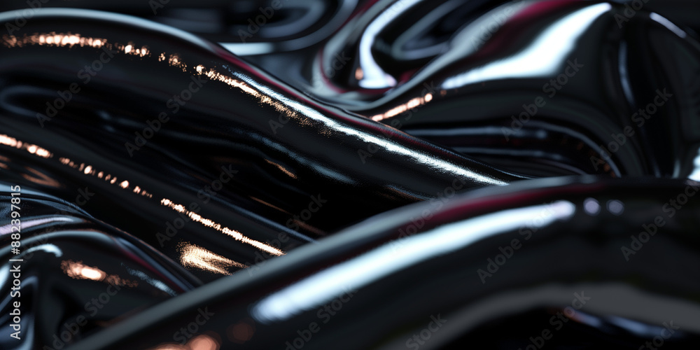 Abstract Metallic Texture with Onyx Glow Abstract Metallic Texture with Onyx Glow