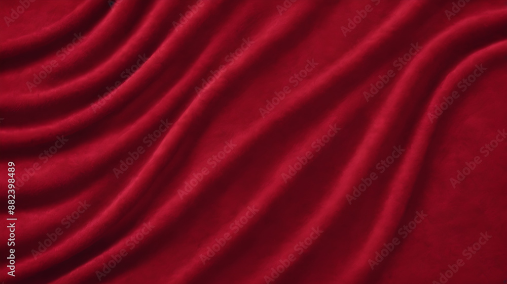 A deep red velour background. Generative AI A deep red velour background. Generative AI