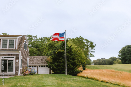 American Flag on Cape Cod