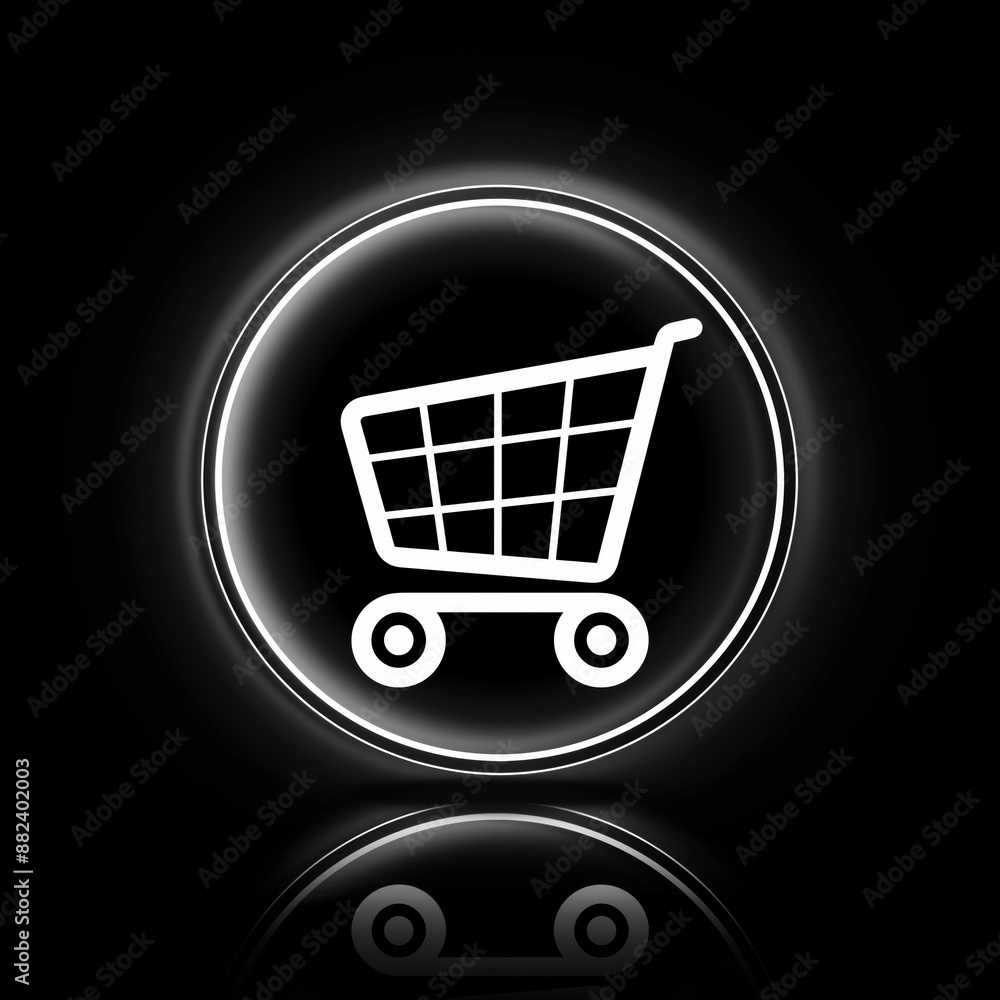 Shopping cart icon purchase symbol modern button design for e-commerce store business Shopping cart icon purchase symbol modern button design for e-commerce store business