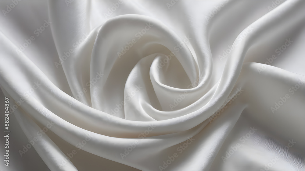 Obraz premium A plain white fabric background. Generative AI
