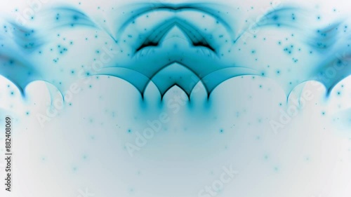 Abstract blue patterns in motion