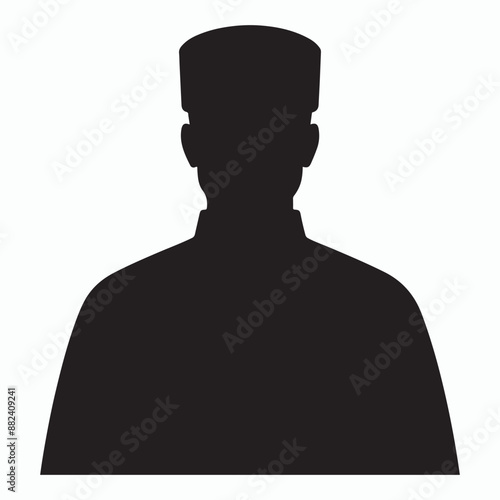 Muslim man silhouette