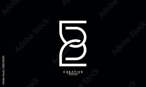 BE, EB, B, E, Abstract Letters Logo Monogram