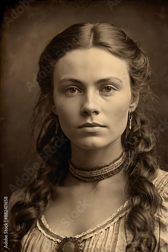 vintage retro Victorian era woman