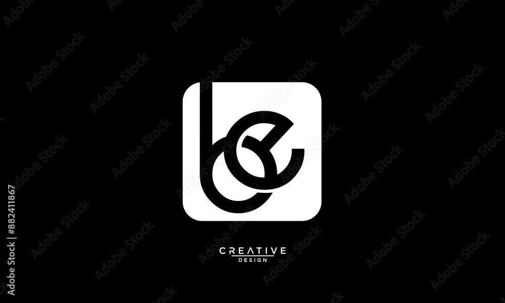 BE, EB, B, E, Abstract Letters Logo Monogram BE, EB, B, E, Abstract Letters Logo Monogram