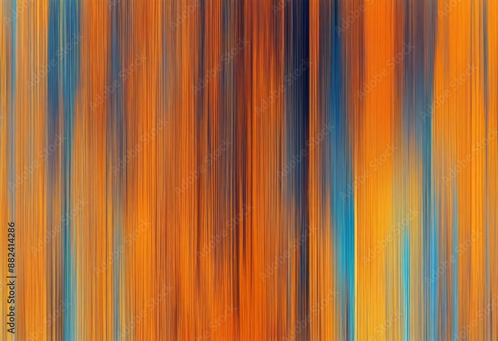 Obraz premium vertical vivid dynamic gradient abstract lines background orange art digital flow glitch