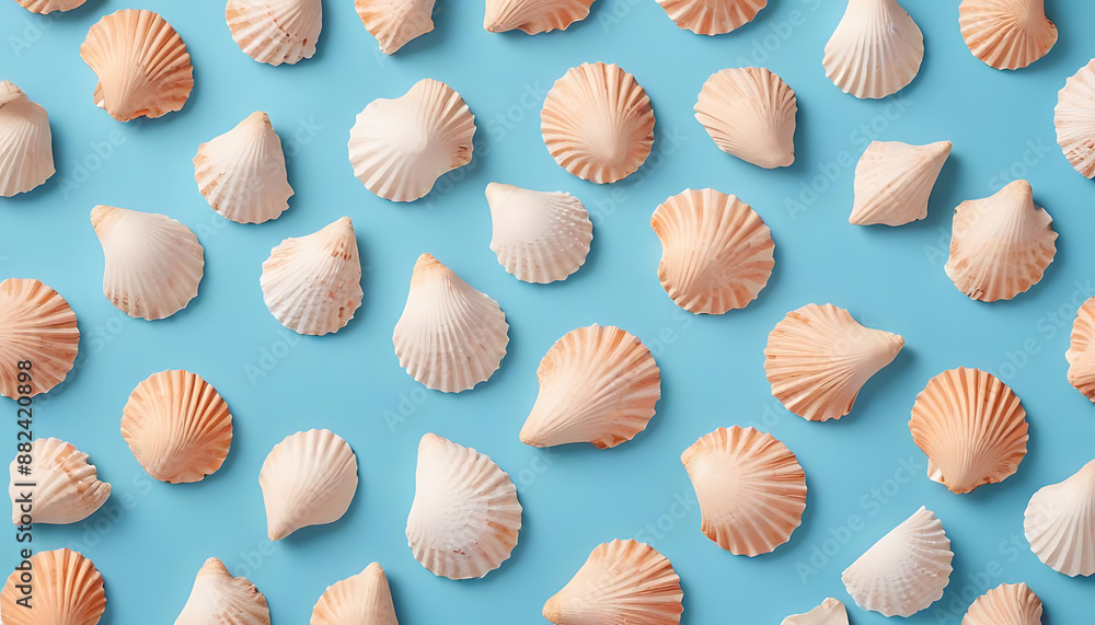 seashell seamless pattern seashell seamless pattern