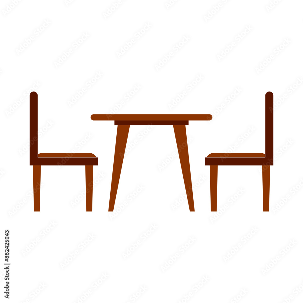 Fototapeta premium Dining table icon