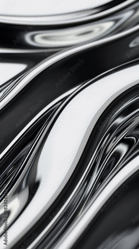 glittery liquid chrome dark purple 3D render glittery liquid chrome dark purple 3D render