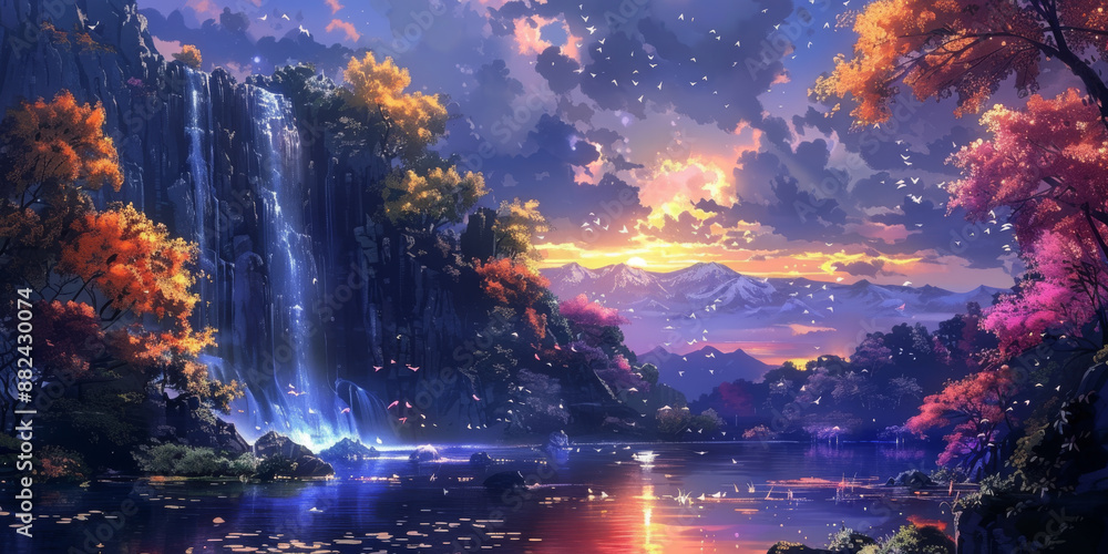 カラフルな水彩テクスチャ背景 カラフルな水彩テクスチャ背景