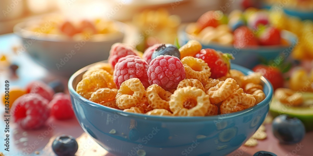 National Cereal Day bowls of cereal, September 9th National Cereal Day bowls of cereal, September 9th