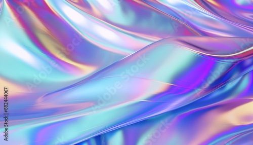 Wallpaper Mural abstract purple background with lines, wave, holographic Torontodigital.ca