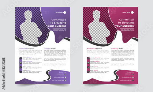 Business flayer form template. modern flayer template. professional flayer design.