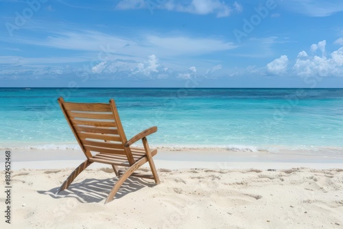 Relaxing on a sandy beach is a perfect way to enjoy a vacation