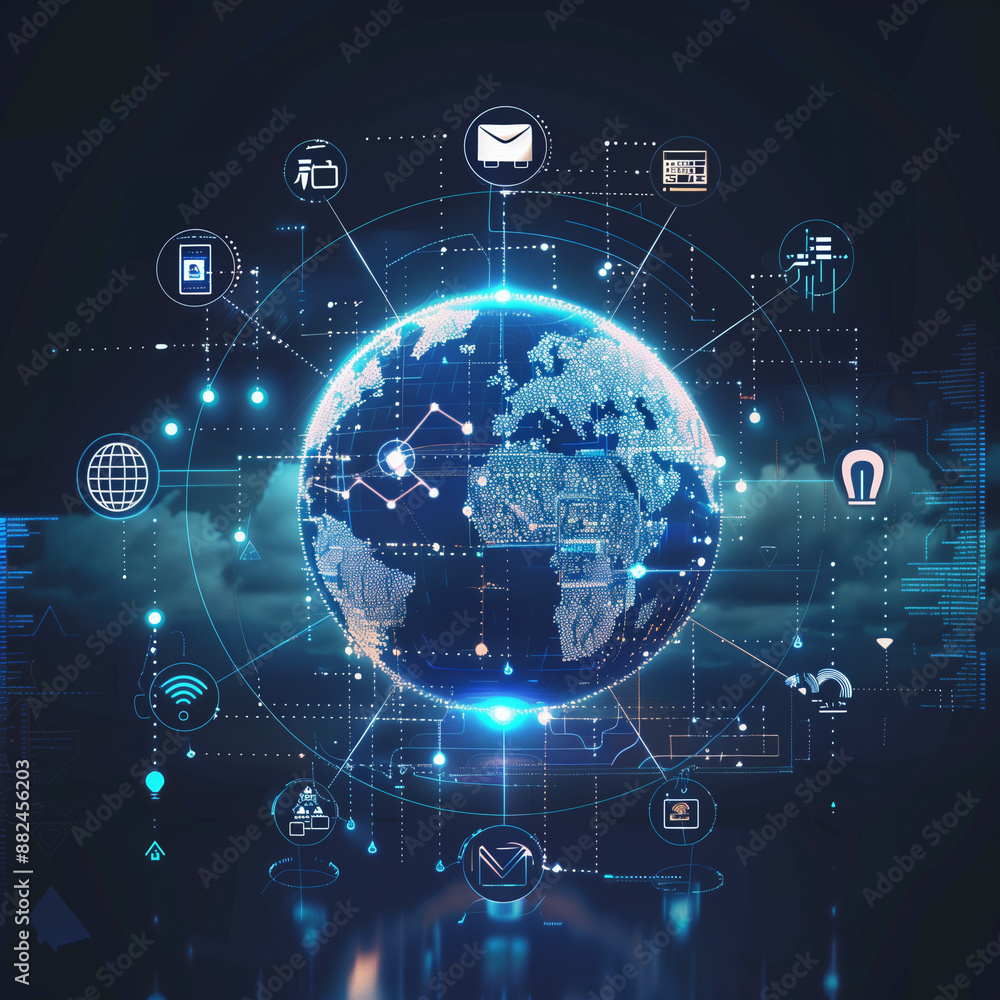 background with globe background with globe