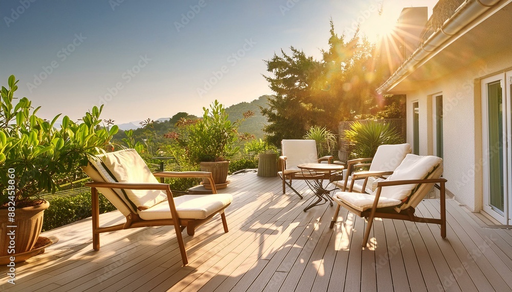 Sunny patio in villa Sunny patio in villa