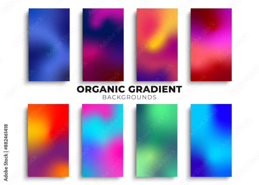 Gradient Background Set, Freeform Gradient Backgrounds Gradient Background Set, Freeform Gradient Backgrounds