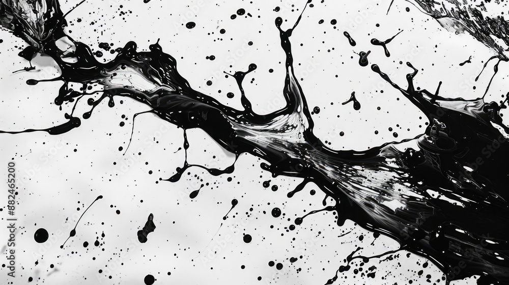 Obraz premium A close-up view of a tree branch in monochrome tones