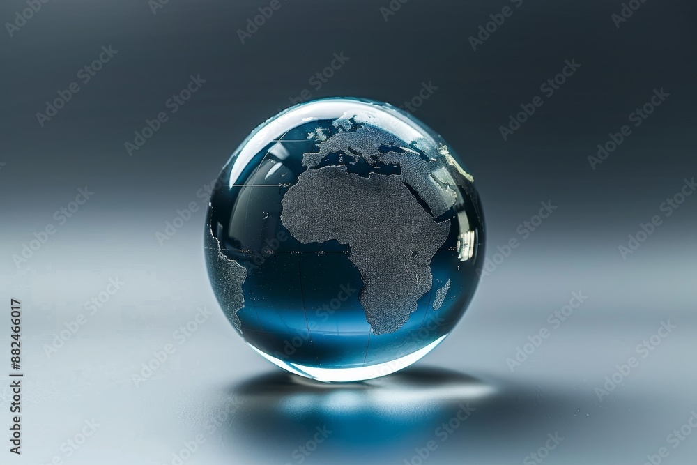 Abstract globe symbolizing global decept in business strategy Abstract globe symbolizing global decept in business strategy