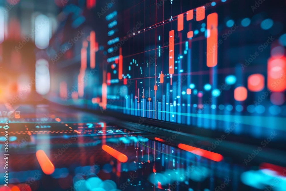 An intricate network of financial data points analyzed with precision for informed decisions An intricate network of financial data points analyzed with precision for informed decisions